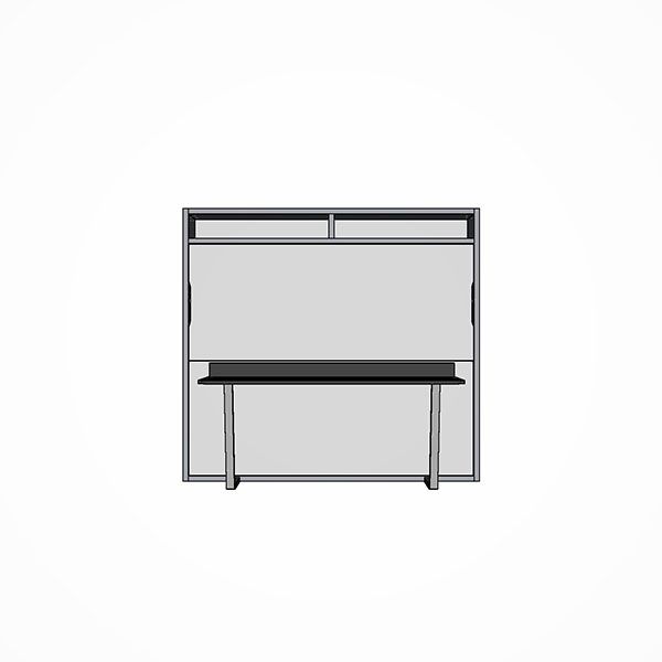 W31 – Space + Tavolo FOLDING + Libreria