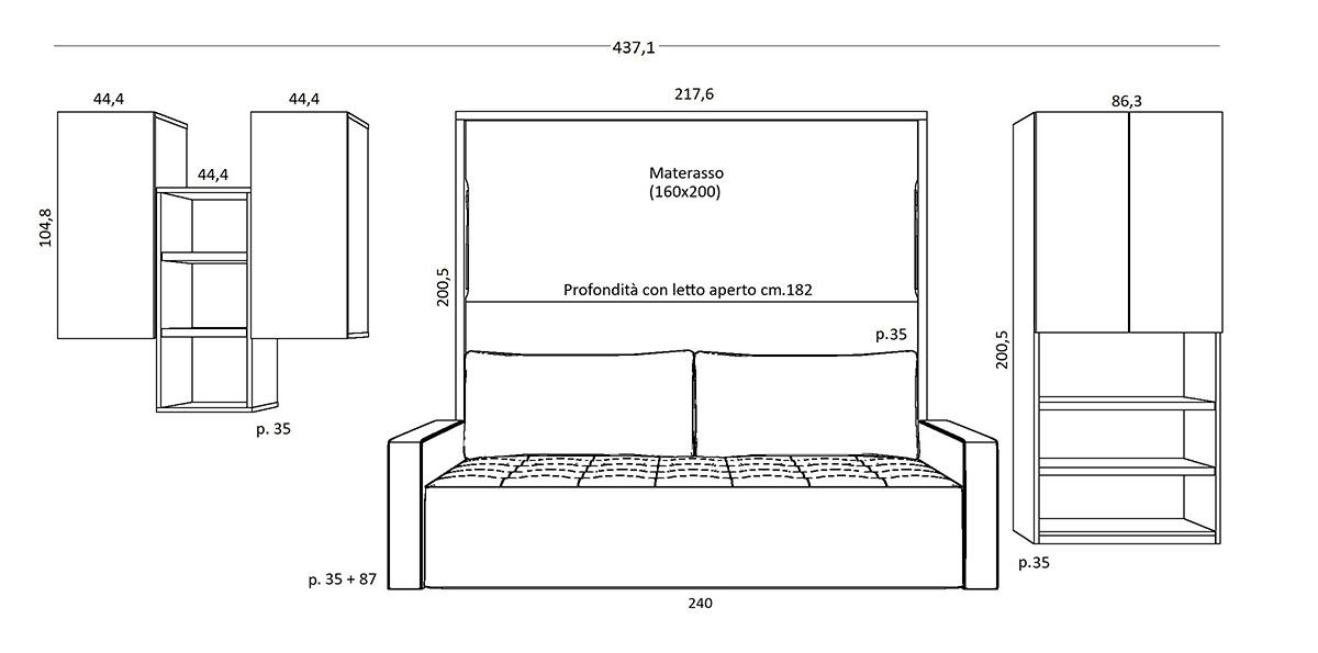 W12 – Space Comfort + Tetris / Misure