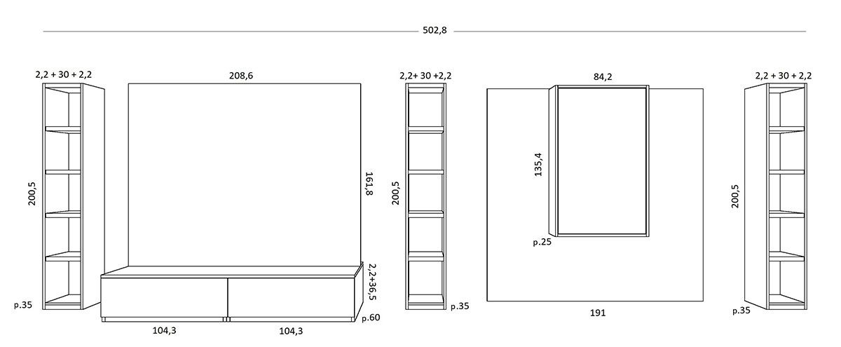W28 – Odil / Misure