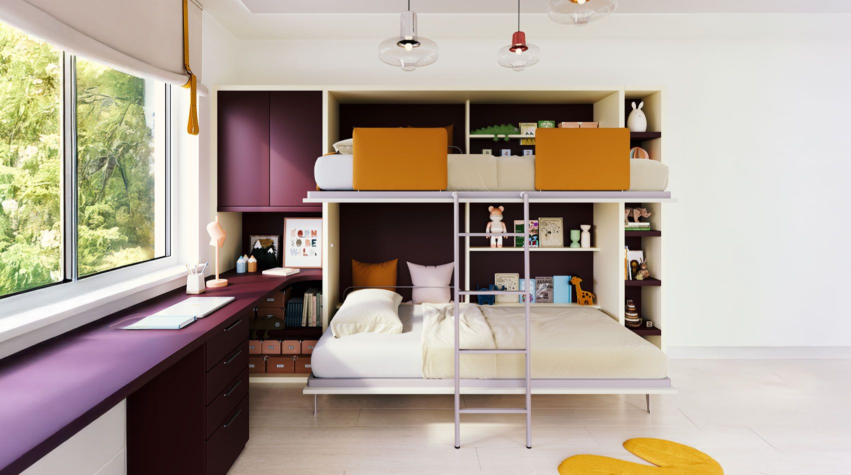 W5 – Flap bunk bed / Notte