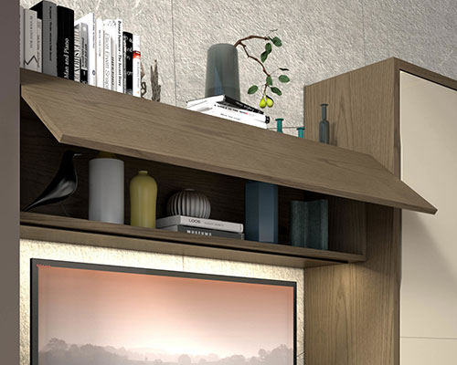 Pensile con anta a ribaltaWall cabinet with folding door