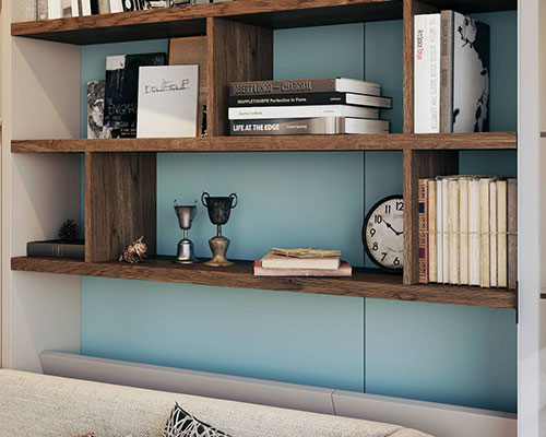BoiserieOpen shelves 